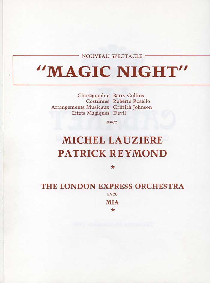 Magicien réveillon de Noël